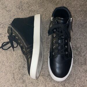 Dolce Vita Black Hightop Sneakers